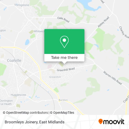 Broomleys Joinery map