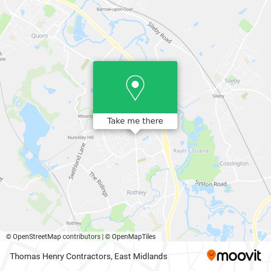 Thomas Henry Contractors map