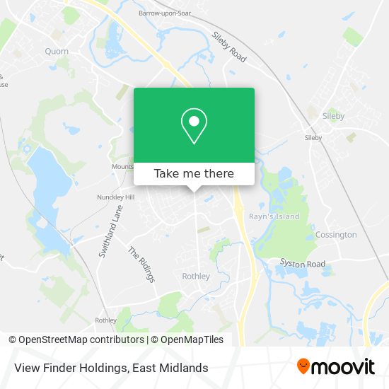 View Finder Holdings map