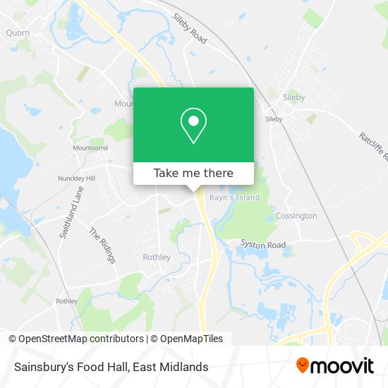 Sainsbury's Food Hall map