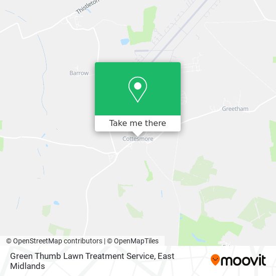 Green Thumb Lawn Treatment Service map