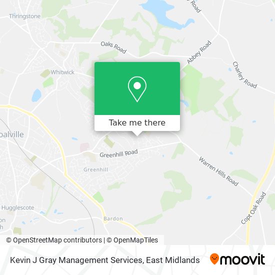 Kevin J Gray Management Services map