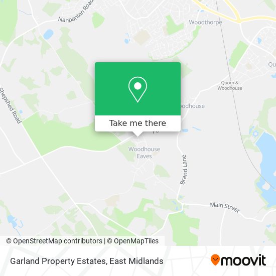 Garland Property Estates map