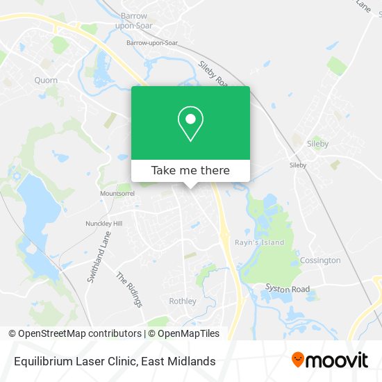 Equilibrium Laser Clinic map