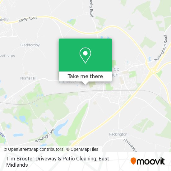 Tim Broster Driveway & Patio Cleaning map