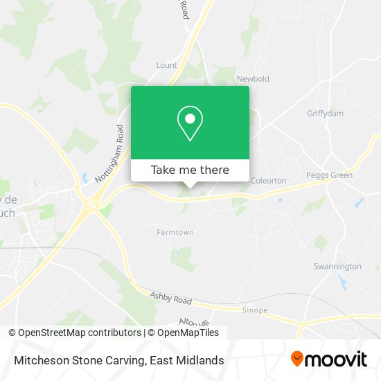 Mitcheson Stone Carving map