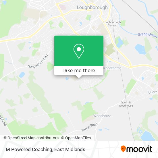 M Powered Coaching map