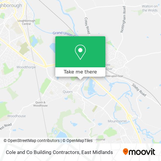 Cole and Co Building Contractors map