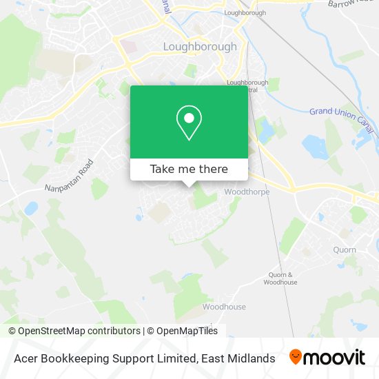 Acer Bookkeeping Support Limited map