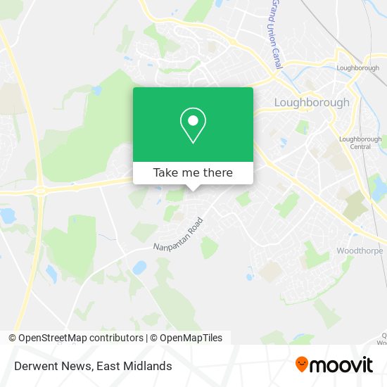 Derwent News map