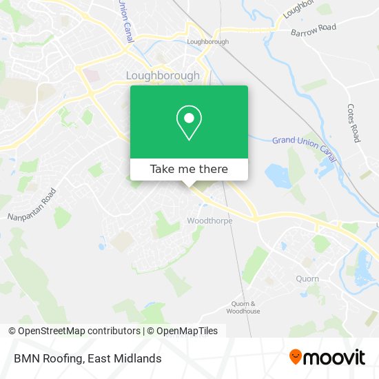 BMN Roofing map