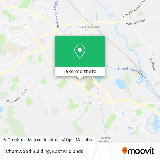 Charnwood Building map