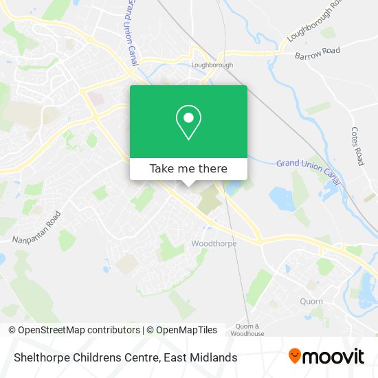Shelthorpe Childrens Centre map