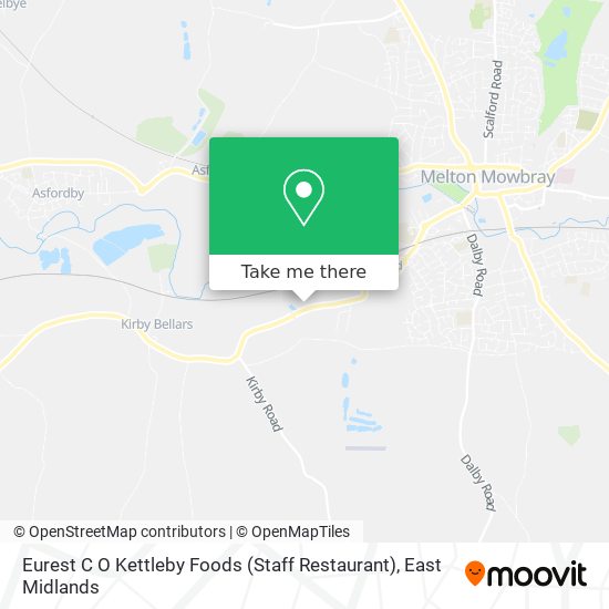 Eurest C O Kettleby Foods (Staff Restaurant) map