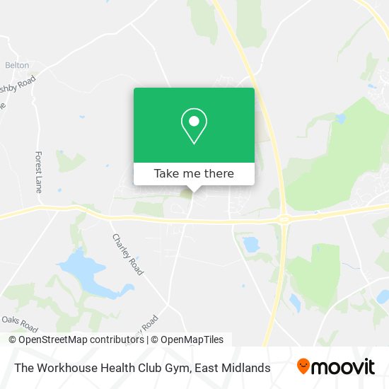 The Workhouse Health Club Gym map