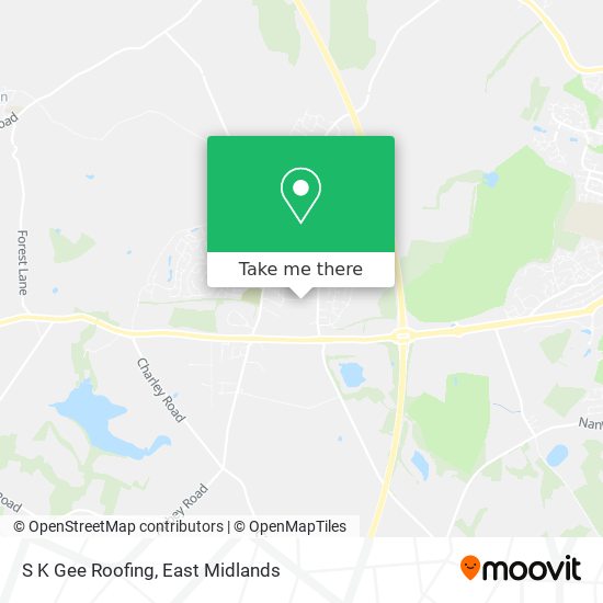 S K Gee Roofing map