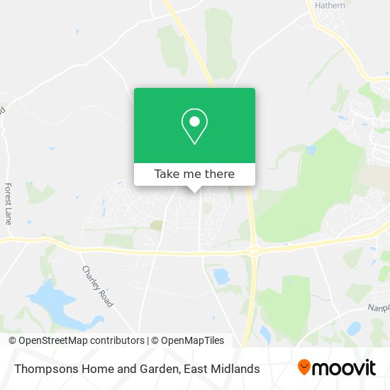 Thompsons Home and Garden map