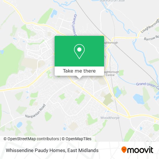 Whissendine Paudy Homes map