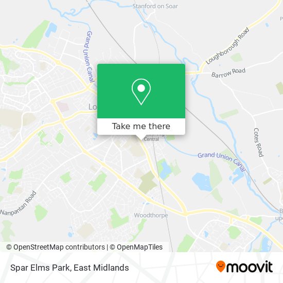 Spar Elms Park map