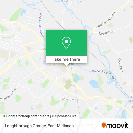 Loughborough Grange map