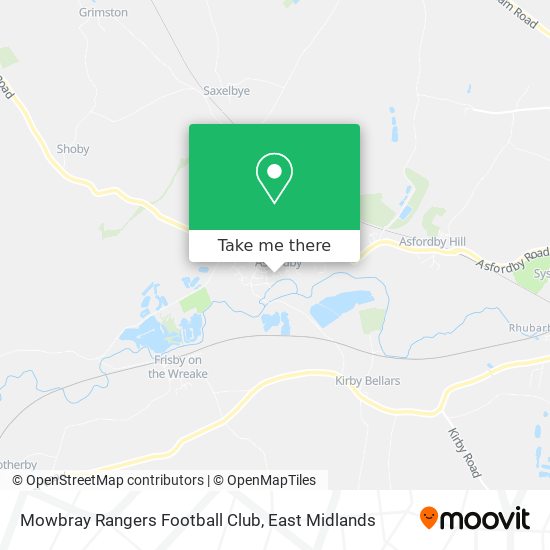 Mowbray Rangers Football Club map