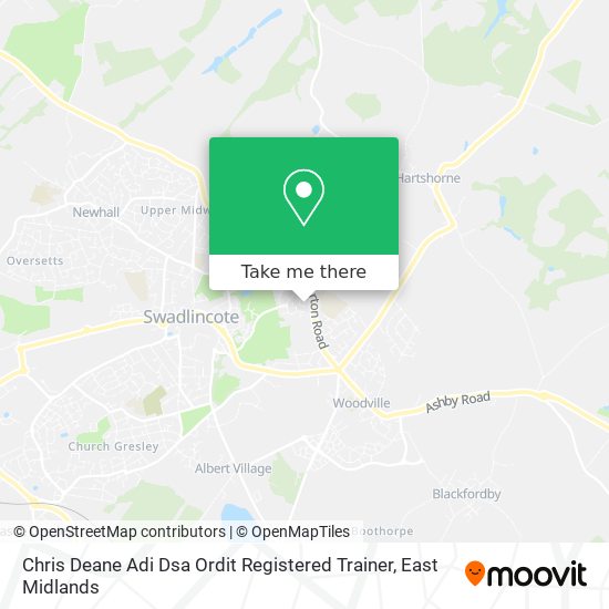 Chris Deane Adi Dsa Ordit Registered Trainer map