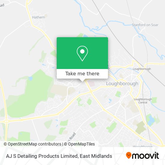 AJ S Detailing Products Limited map