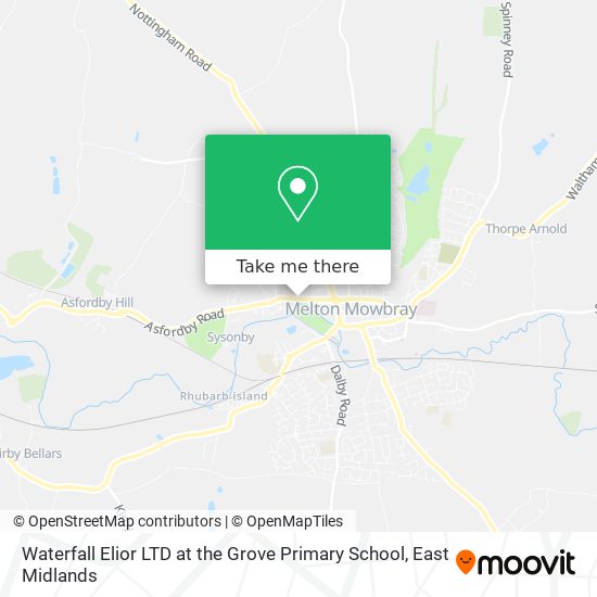 Waterfall Elior LTD at the Grove Primary School map