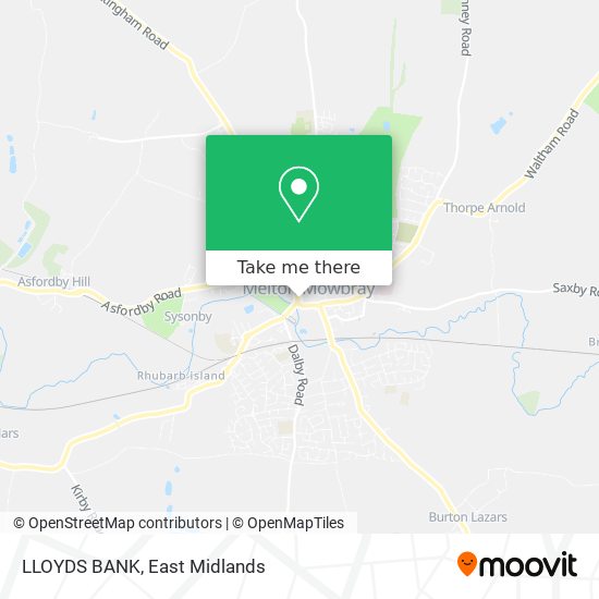 LLOYDS BANK map