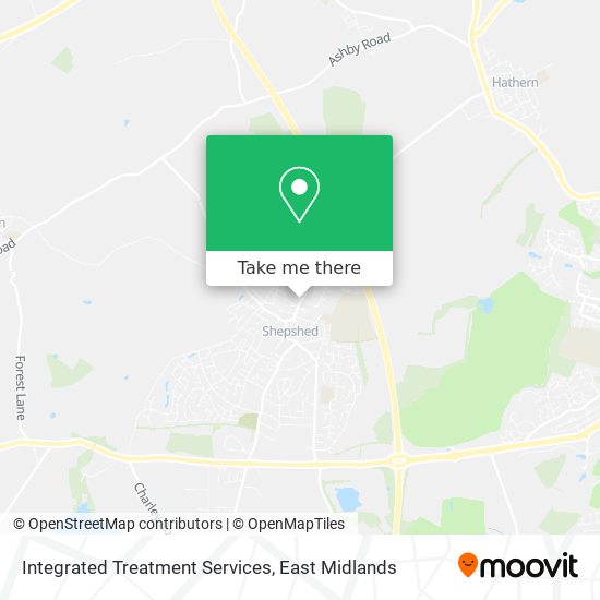 Integrated Treatment Services map