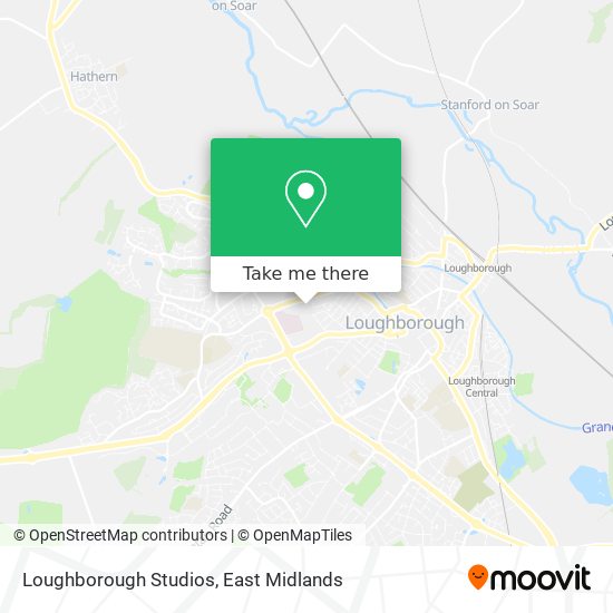 Loughborough Studios map