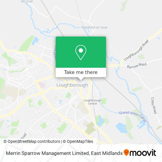 Merrin Sparrow Management Limited map