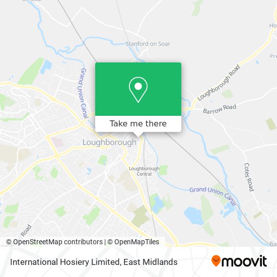 International Hosiery Limited map