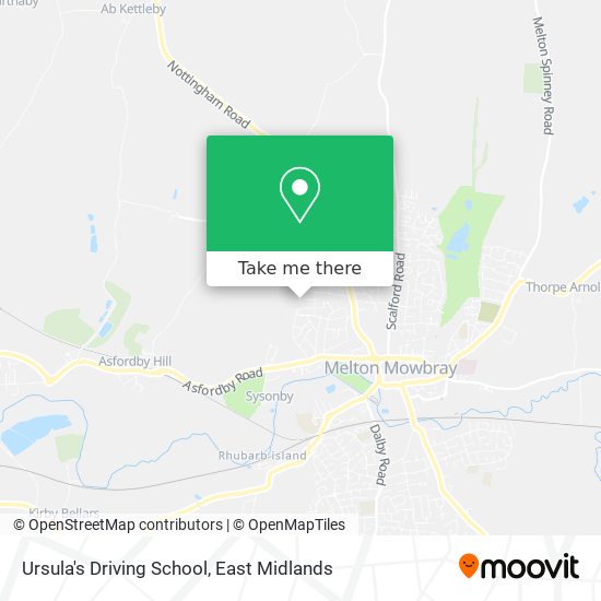 Ursula's Driving School map