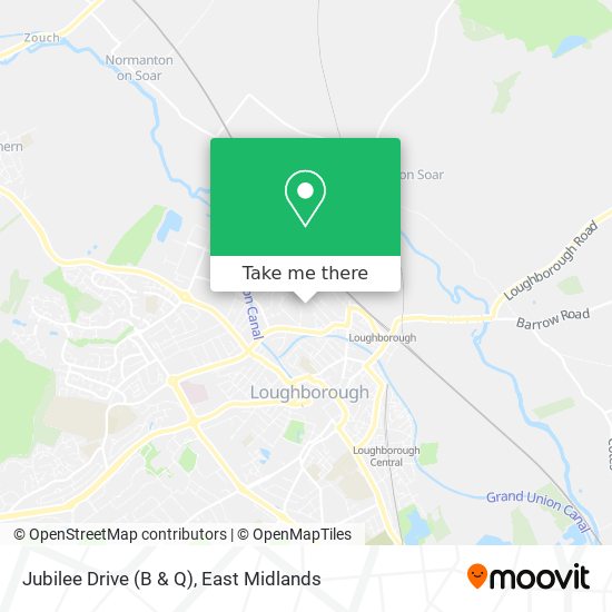 Jubilee Drive (B & Q) map