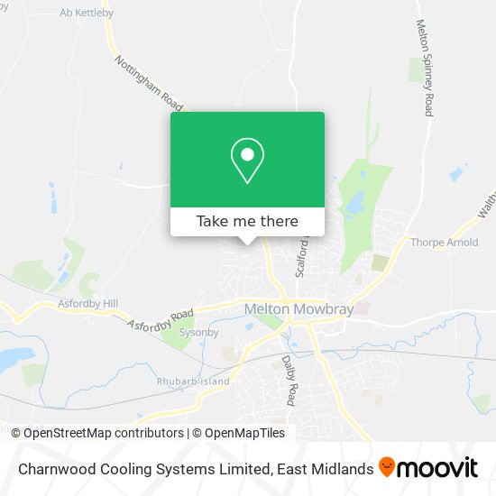 Charnwood Cooling Systems Limited map