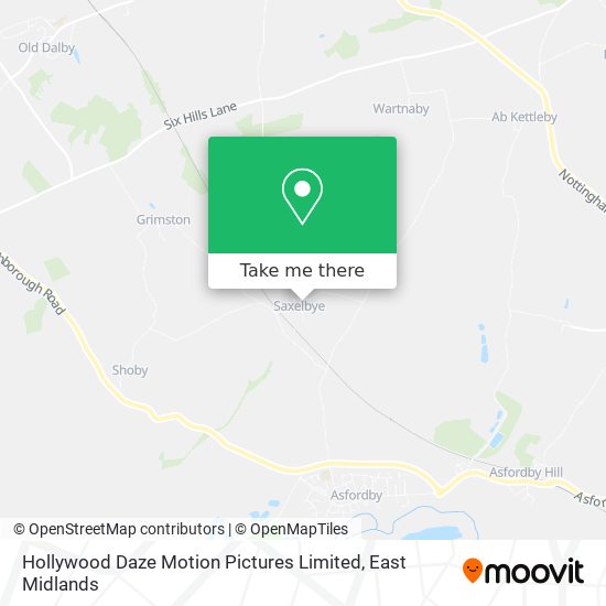 Hollywood Daze Motion Pictures Limited map