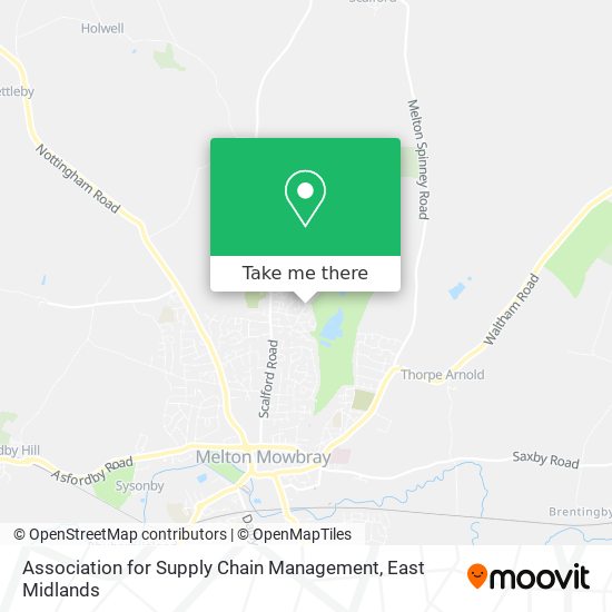 Association for Supply Chain Management map