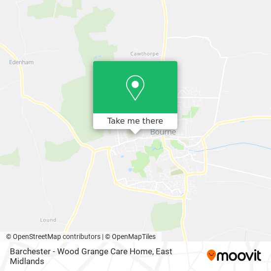 Barchester - Wood Grange Care Home map