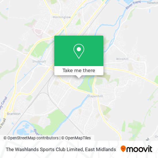 The Washlands Sports Club Limited map