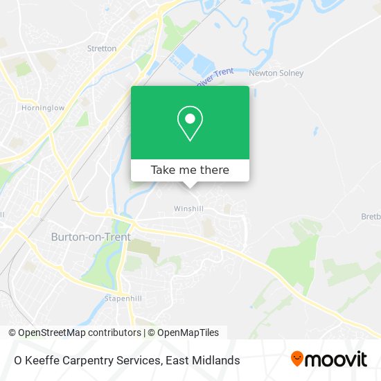 O Keeffe Carpentry Services map