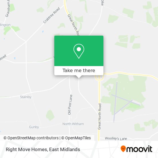 Right Move Homes map
