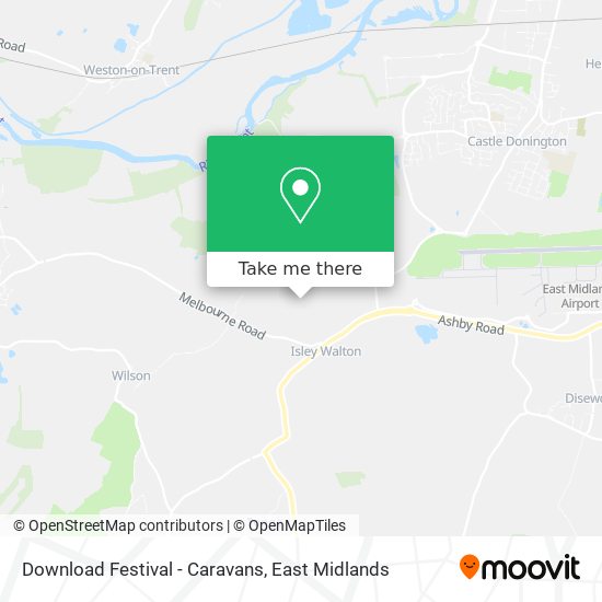 Download Festival - Caravans map