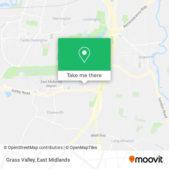 Grass Valley map