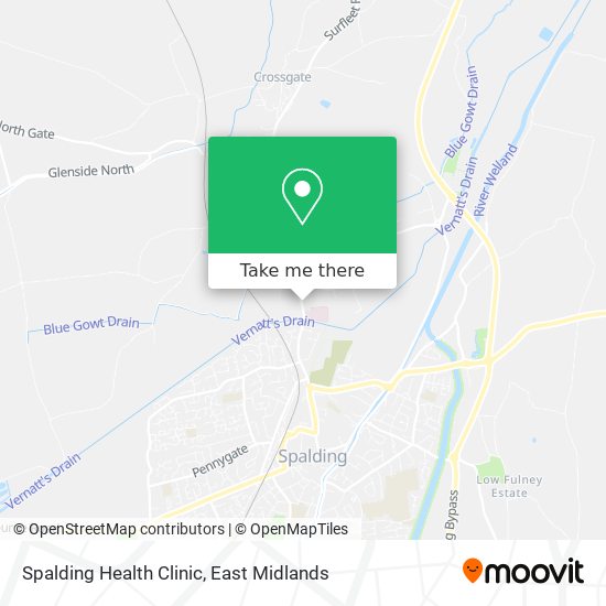 Spalding Health Clinic map