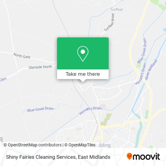 Shiny Fairies Cleaning Services map