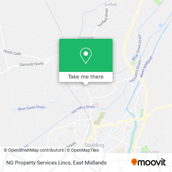 NG Property Services Lincs map