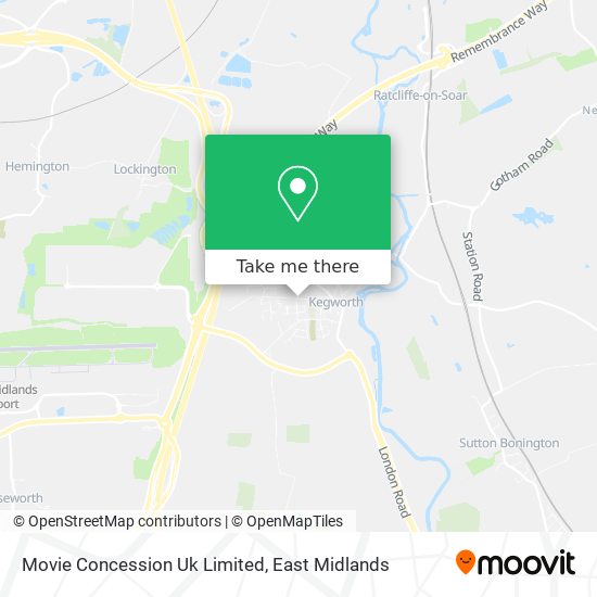 Movie Concession Uk Limited map