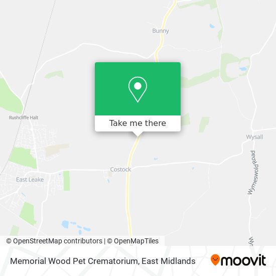 Memorial Wood Pet Crematorium map