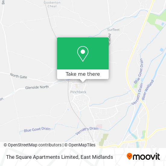 The Square Apartments Limited map